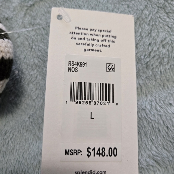 NWT SPLENDID Striped Lily Open Front Cardigan Women's - Picture 9 of 11